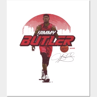 Jimmy Butler Miami Skyline Posters and Art
